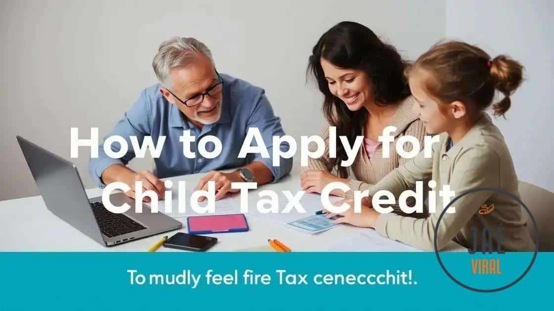 How to apply for the child tax credit